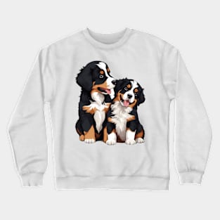 cute bernese mountain dog Crewneck Sweatshirt